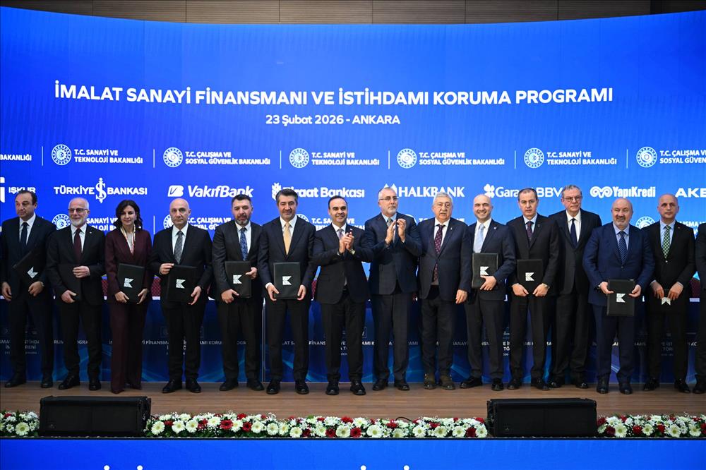 İmalat Sanayine 100 Milyar TL’lik Kapsamlı Finansman Programı