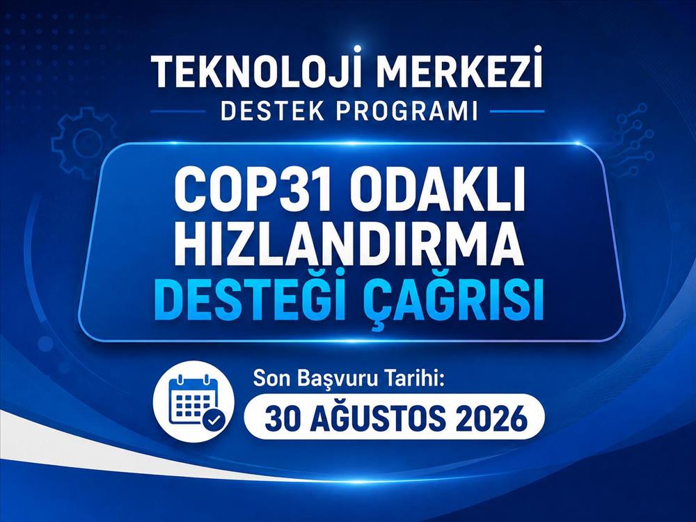 KOSGEB’den COP31 Odaklı Hızlandırma Desteği Çağrısı