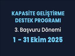 KOBİ'lerin Büyüme ve Gelişimine Destek: Kapasite Geliştirme Destek Programı 3. Başvuru Dönemi Başladı