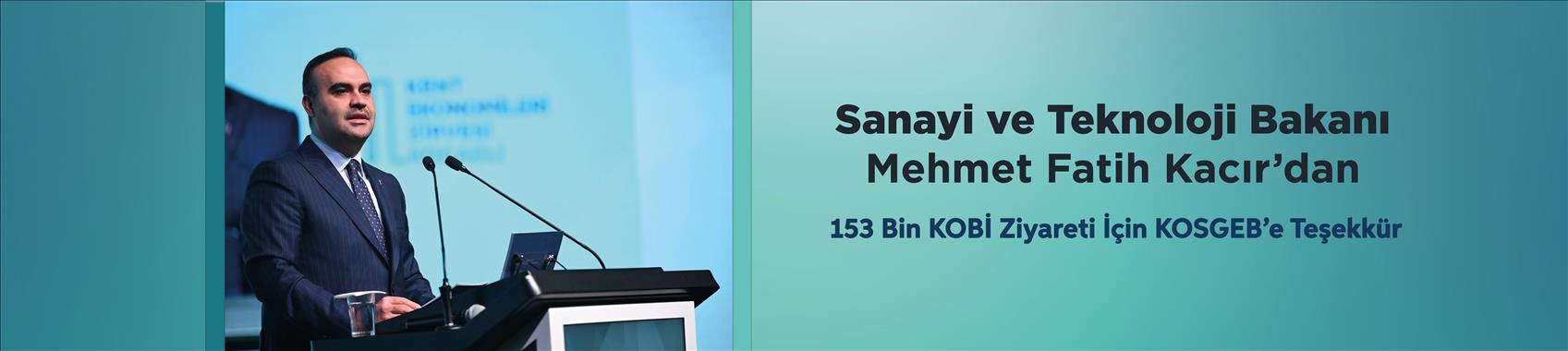 KOSGEB'e Teşekkür