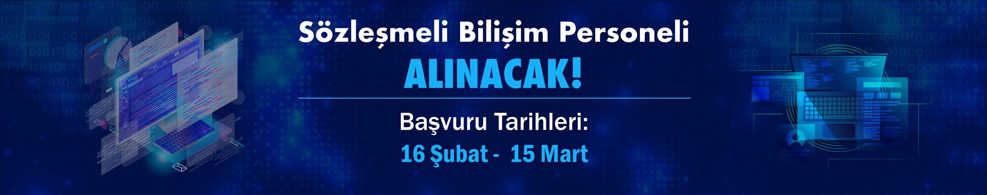 Sözleşmeli Bilişim Personeli Alınacak!